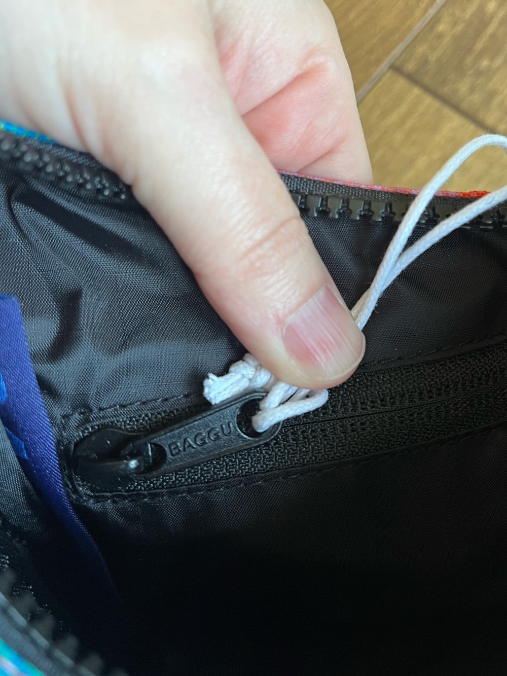 BAGGU Madras Mini Shoulder Bag - Picture 8 of 15